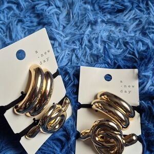 A New Day Shiny Gold Hair Clip Set